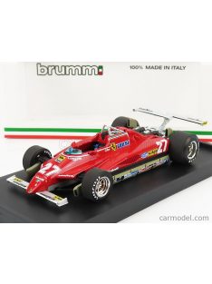   Brumm - Ferrari F1 126C2 N 27 Usa Ovest Long Beach Gp 1982 Gilles Villeneuve Red