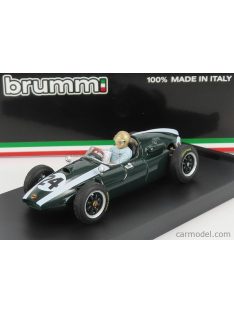   Brumm - Cooper F1 T51 Climax N 24 Winner Monaco Gp Jack Brabham 1959 World Champion - With Driver Figure Green White