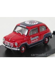 Brumm - Fiat 600 D Commerciale Ramazzotti 1960 Red Blue