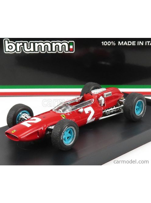 Brumm - Ferrari F1 158 N 2 Winner Italy Gp John Surtees 1964 World Champion Red