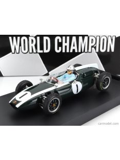   Brumm - Cooper F1 T53 N 1 World Champion Winner British Gp 1960 J.Brabham - With Driver Figure Green