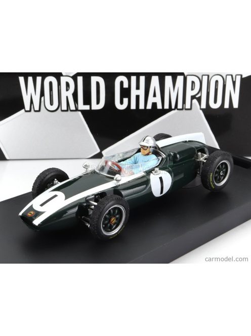 Brumm - Cooper F1 T53 N 1 World Champion Winner British Gp 1960 J.Brabham - With Driver Figure Green