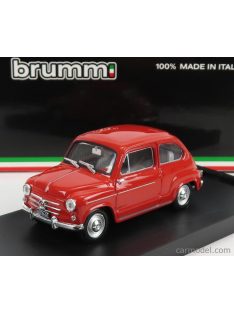 Brumm - Fiat 600D Berlina 1960 Rosso Corallo - Red