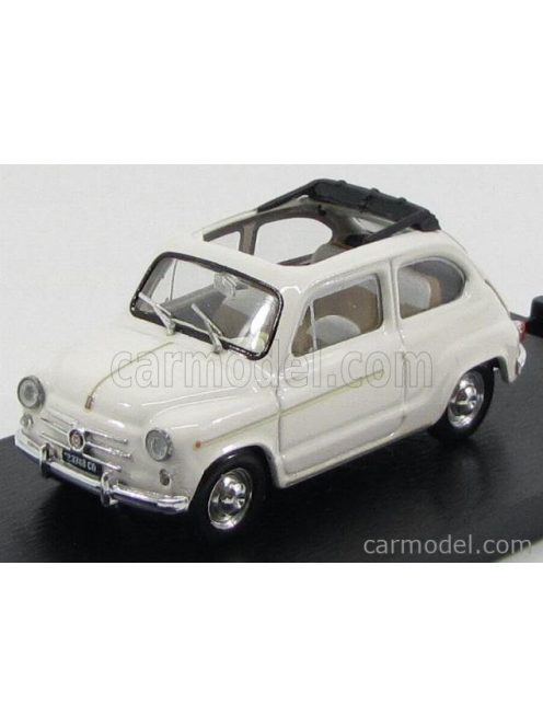 Brumm - Fiat 600D Trasformabile Aperta 1960 Bianco 207