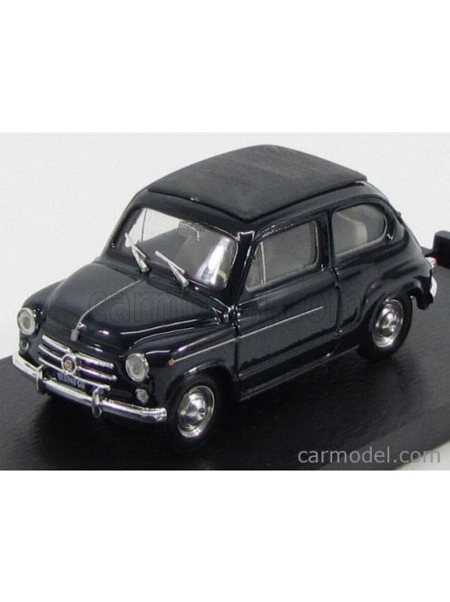 Brumm - Fiat 600D Trasformabile Chiusa 1960 Blue Scuro 456