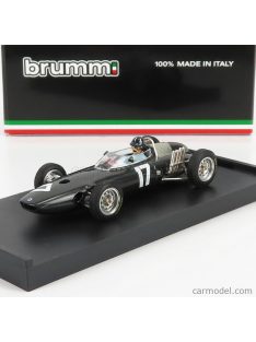   Brumm - Brm F1 P57 N 17 Winner Holland Europe Gp Graham Hill 1962 World Champion - With Driver Figure Grey Met