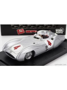   Brumm - Mercedes Benz F1 W196C N 4 Prove Avus 1954 Karl Kling Silver