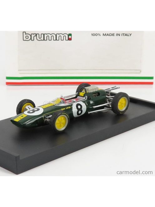 Brumm - Lotus F1 25 N 8 Winner Italy Gp Jim Clark 1963 World Champion Green