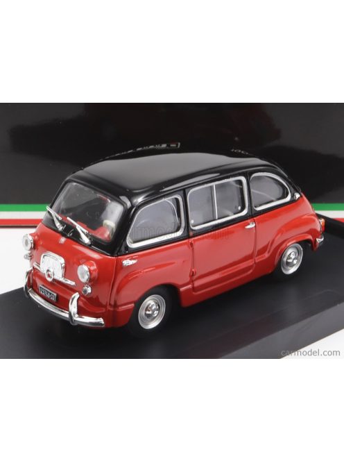 Brumm - Fiat 600 D Multipla 1960 Red Black