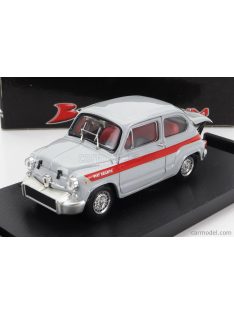 Brumm - Fiat 600 Abarth 850Tc Corsa 1966 Grey Red