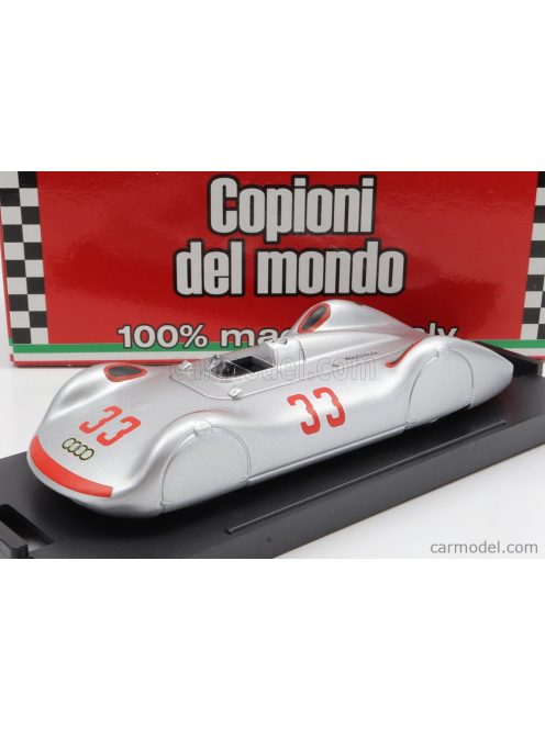 Brumm - Auto Union Tipo C Streamline N 33 Avusrennen 1937 L.Fagioli Silver