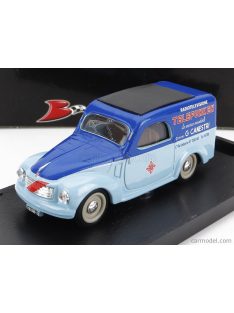   Brumm - Fiat 500C Belvedere Telefunken Assistenza 1950 Light Blue Blue