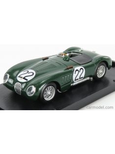   Brumm - Jaguar C-Type Xk-120C 3.4L S6 Team Jaguar Cars Ltd N 22 24H Le Mans 1951 S.Moss - J.Fairman British Racing Green