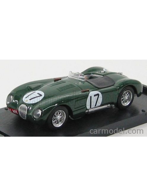 Brumm - Jaguar C-Type 3.4L S6 Team Jaguar Cars Ltd N 17 2Nd 24H Le Mans 1953 S.Moss - P.Walker British Racing Green