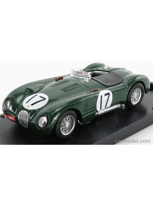 Brumm - Jaguar C-Type 3.4L S6 Team Jaguar Cars Ltd N 17 2Nd 24H Le Mans 1953 S.Moss - P.Walker British Racing Green