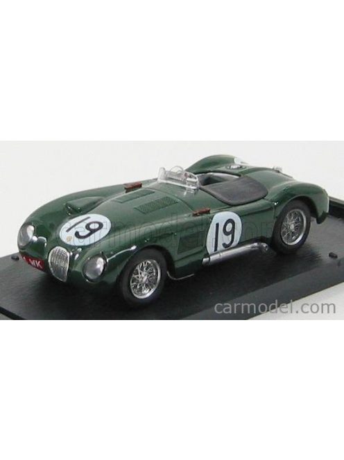 Brumm - Jaguar C Type 4Th Le Mans 1953 Whitehead-Stewart N 19 British Racing Green