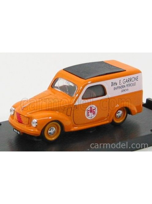 Brumm - Fiat 500 C Van Furgone Erg 1950 Orange White