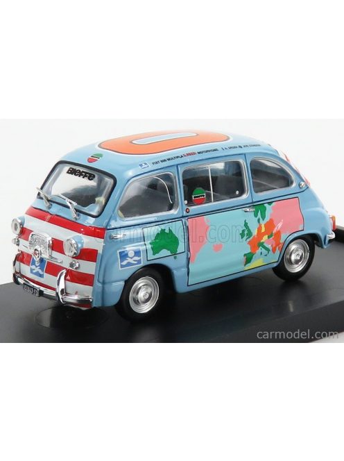 Brumm - Fiat 600D Multipla - Graziano Rossi Motorhome 1960 Light Blue