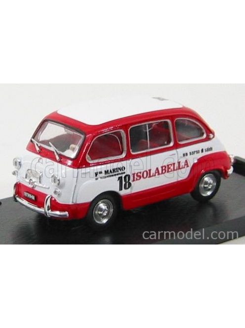 Brumm - Fiat 600D Multipla - Amaro 18 Isolabella White Red