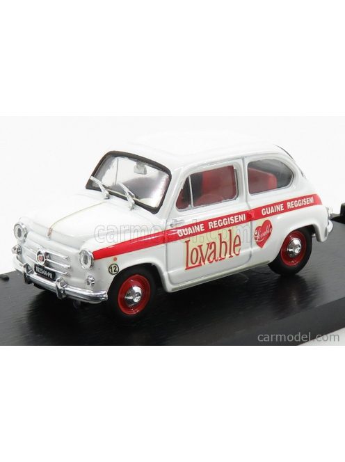 Brumm - Fiat 600D - Abbigliamento Intimo Lovable 1965 White Red