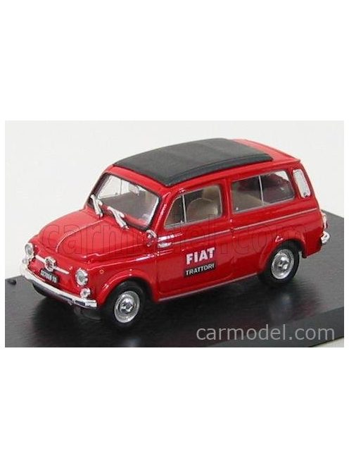 Brumm - Fiat 500 Giardiniera - Fiat Trattori 1960 Orange