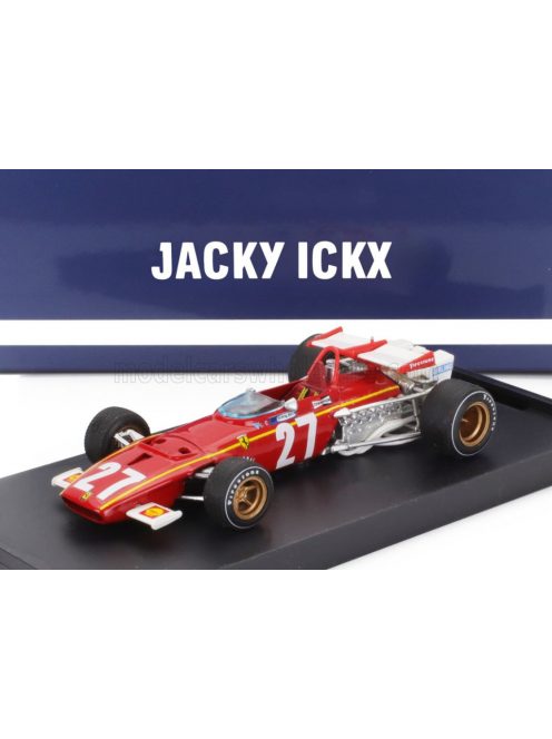 Brumm - FERRARI F1  312B N 27 BELGIUM GP 1970 JACKY ICKX RED WHITE