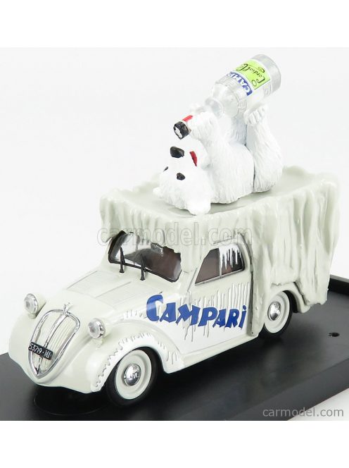 Brumm - Fiat 500 Furgoncino Van Campari 1950 Ivory