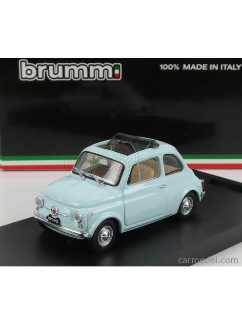 Brumm - Fiat 500F Tetto Aperto - Open 1965 Azzurro Acquamarina