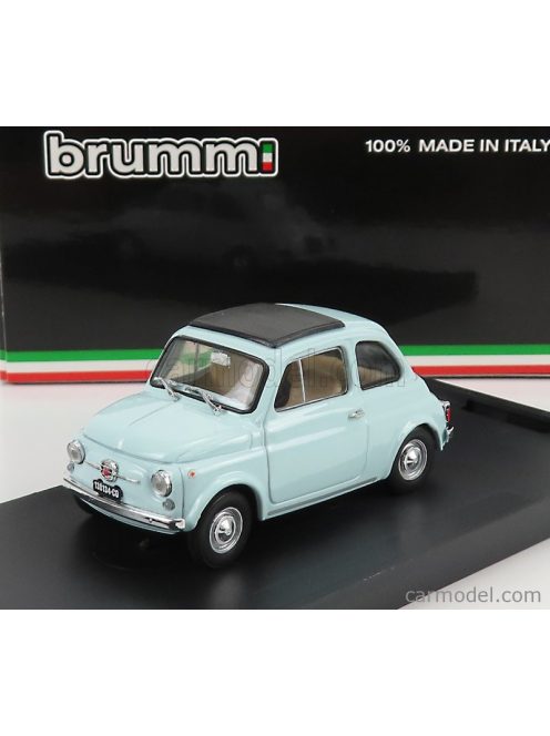 Brumm - Fiat 500F Tetto Chiuso - Closed 1965 Azzurro Acquamarina