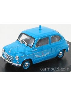 Brumm - Fiat 600D Polizia Municipale Roma 1960 Light Blue