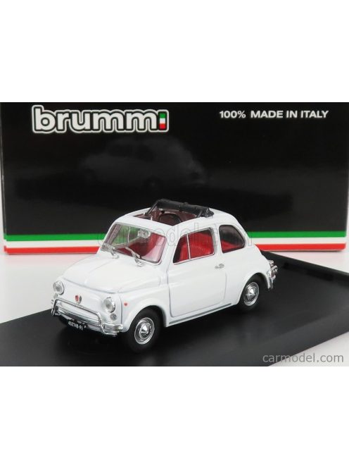 Brumm - Fiat 500L 1968 - Tetto Aperto - Open Roof White