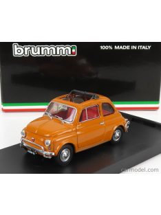   Brumm - Fiat 500L 1968 - Tetto Aperto - Open Roof Giallo Positano - Yellow