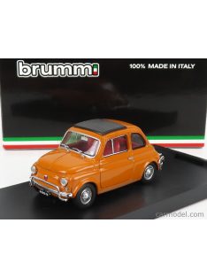   Brumm - Fiat 500L 1968 - Tetto Chiuso - Closed Roof Giallo Positano - Yellow