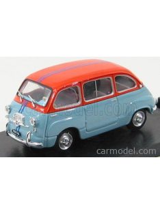   Brumm - Fiat 600D Multipla Operazione San Gennaro 1966 Light Blue Orange