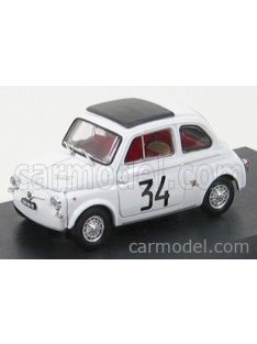   Brumm - Fiat 500 595 Abarth N 34 Winner Criterium Apertura Monza 1964 Franco Patria White