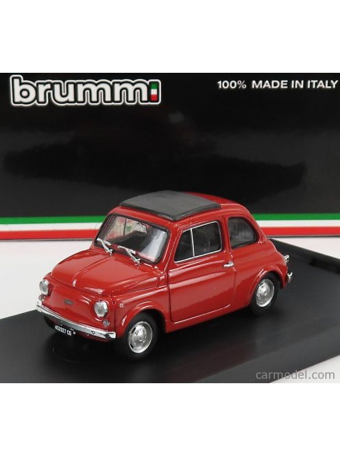 Brumm - Fiat 500R Tetto Chiuso - Closed 1972 Rosso Corallo