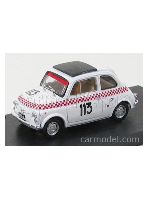 Brumm - Fiat 500Tv Giannini N 113 Scuderia Del Lario V Trofeo Val Camonica 1969 B.Dosi White Red