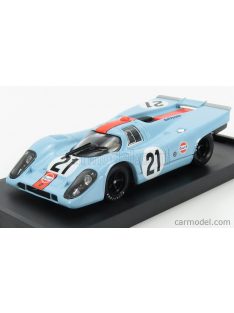   Brumm - Porsche 917K Scuderia Jwa Gulf N 21 24H Le Mans 1970 Rodriguez - Kinnunen Light Blue Orange