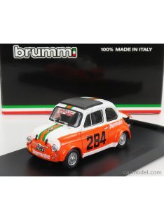   Brumm - Fiat 500 Abarth 695Ss Team Merano Corse Jagermeister N 284 Colle Della Maddalena 1973 R.Menapace White Orange Green