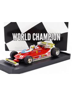   Brumm - FERRARI F1  312T4 N 11 WORLD CHAMPION WINNER MONACO GP 1979 JODY SCHECKTER - WITH DRIVER FIGURE RED