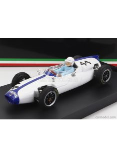   Brumm - Cooper F1 T56 N 44 Belgium Gp 1961 M.Gregory - With Driver Figure White Blue