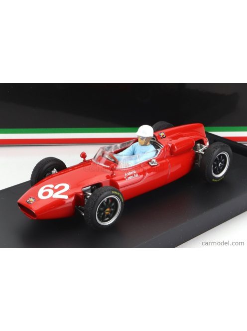 Brumm - Cooper F1 T53 Maserati N 62 Italy Gp 1961 L.Bandini - With Driver Figure Red