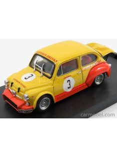   Brumm - Fiat 600 Abarth 1000 Team London Drink Racing N 3 Zandvoort 1970 R.Dijkstra Yellow Orange