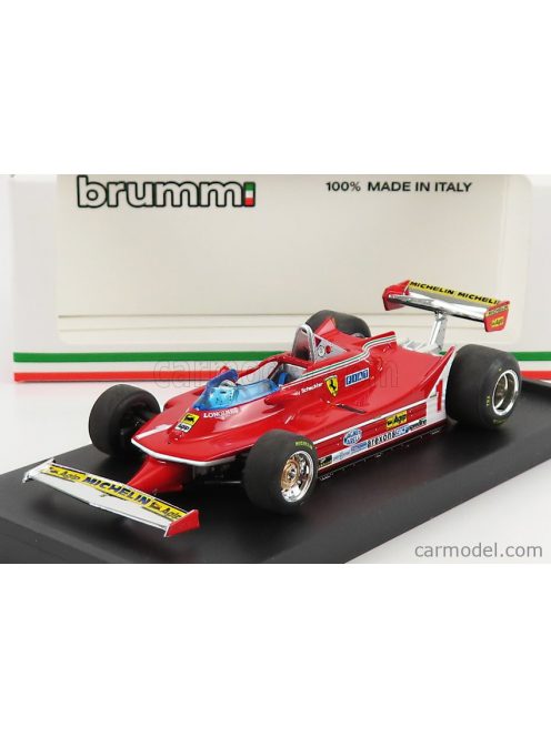 Brumm - Ferrari F1 312T5 N 1 Argentina Gp 1980 J.Scheckter Red