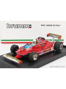   Brumm - Ferrari F1 312T5 N 1 Argentina Gp 1980 Jody Scheckter - With Driver Figure Red