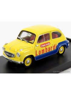 Brumm - Fiat 600 Brodo Lombardi 1960 Yellow Blue