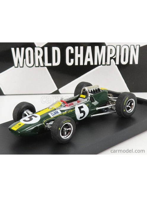 Brumm - Lotus F1 33 N 5 Winner British Gp Jim Clark 1965 World Champion Green Yellow