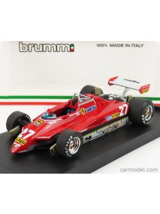   Brumm - Ferrari F1 126C2 N 27 Brazilian Gp 1982 Gilles Villeneuve Red