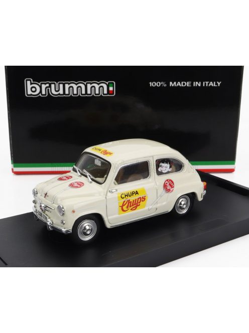 Brumm - SEAT 600D COMMERCIALE CHUPA CHUPS 1960 WHITE