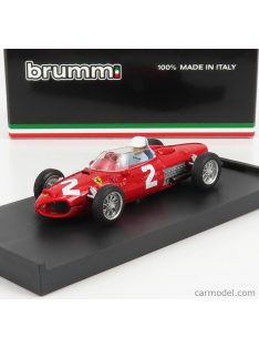   Brumm - Ferrari F1 156 N 2 Winner Usa Gp Phil Hill 1961 World Champion - With Driver Figure Red